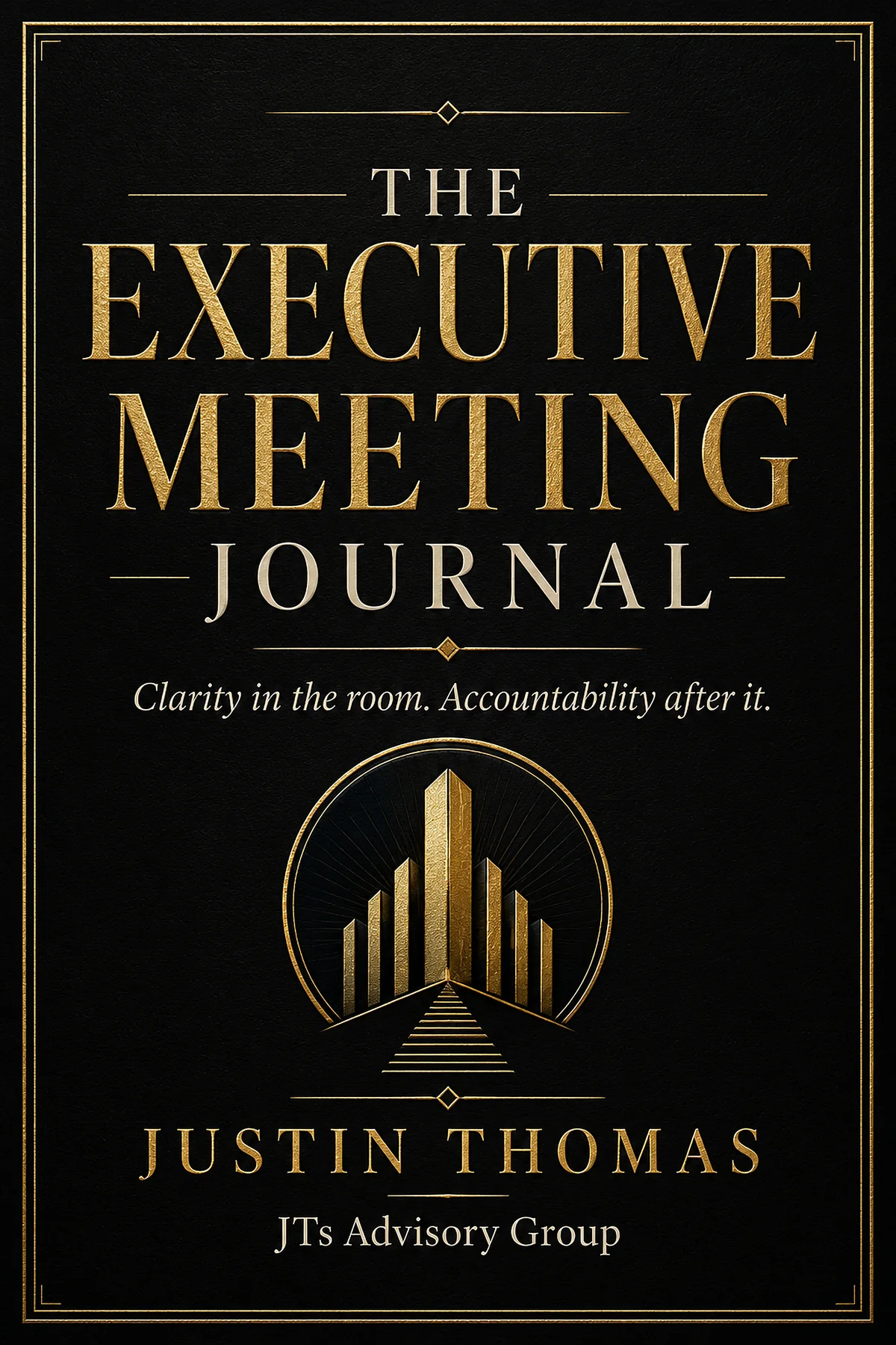 The Executive Meeting Journal cover
