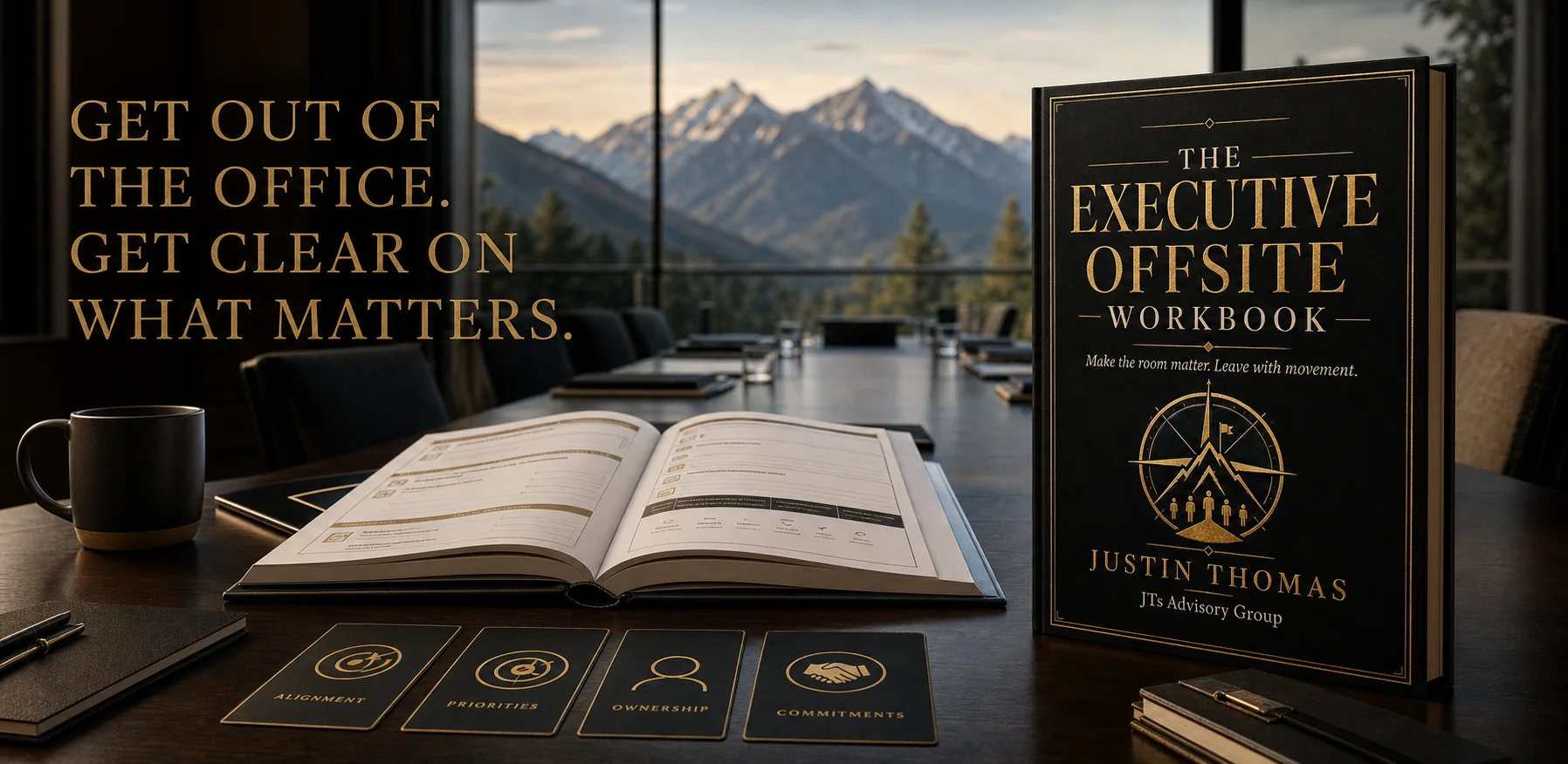 The Executive Offsite Workbook premium product presentation